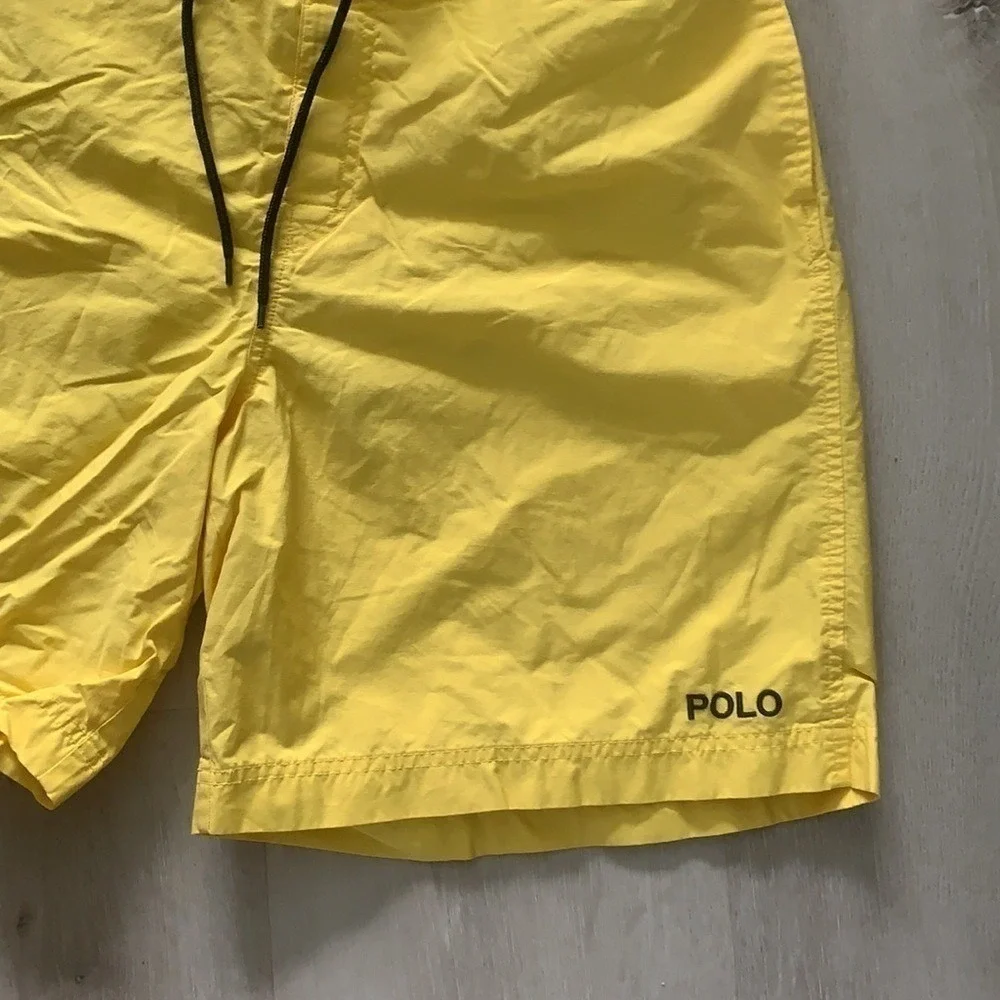 Polo Ralph Lauren Yellow Swim Trunks L‎ vintage